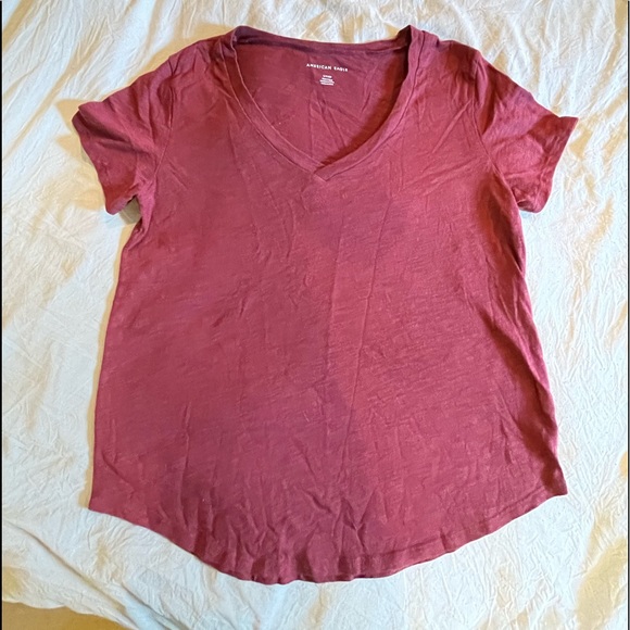 🌼 American Eagle red tee shirt size S - Picture 6 of 6